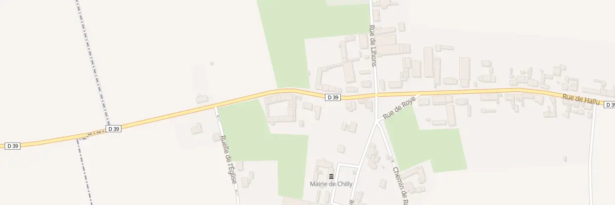 Plan du 7 Rue de Maucourt à Chilly