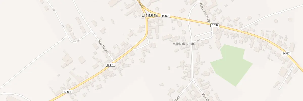 Plan du 5 Rue Nagot à Lihons