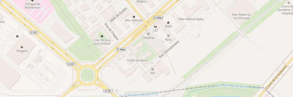 Plan du 13 Rue d’Amsterdam à Montévrain