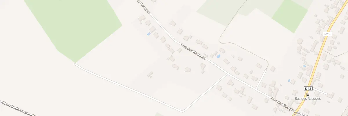 Plan du 323 Rue des Racques à Jaux