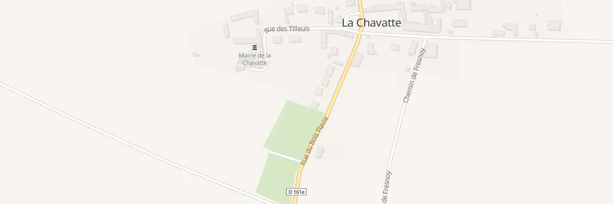Plan du 10 Rue du Bois Flavie à La Chavatte