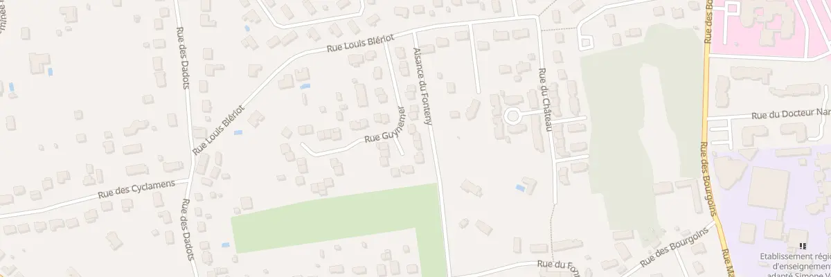 Plan du 105 Rue Guynemer à Amilly