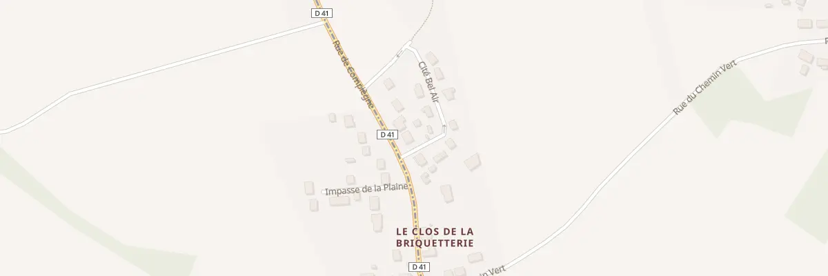 Plan du 263 Rue de Compiegne à Vignemont