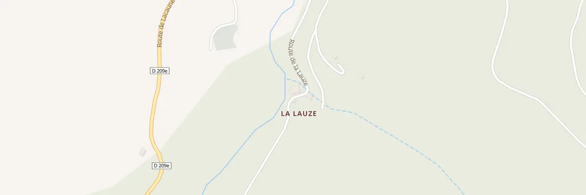 Plan du 5207 La Lauze à Murasson