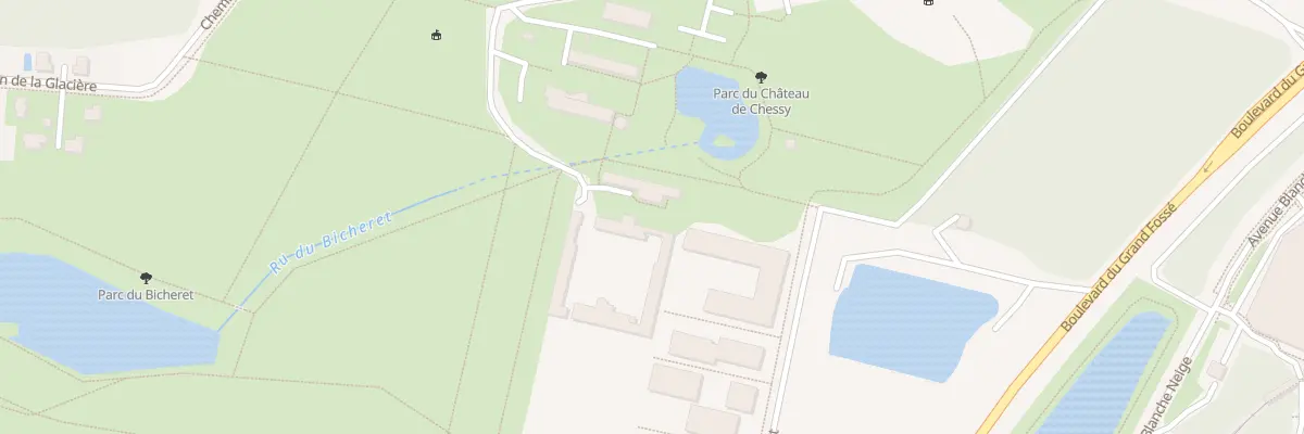Plan du 17 Che du Bicheret à Chessy