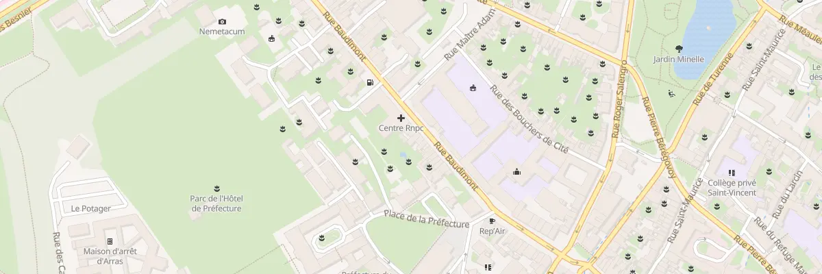 Plan du 45 Rue Baudimont à Arras