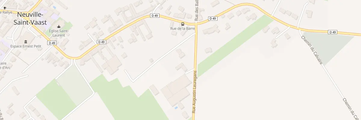 Plan du 2 Rue Augustin Leuregans à Neuville-Saint-Vaast