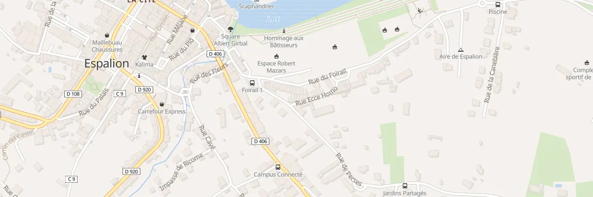 Plan du 5 Rue Ecce Homo à Espalion