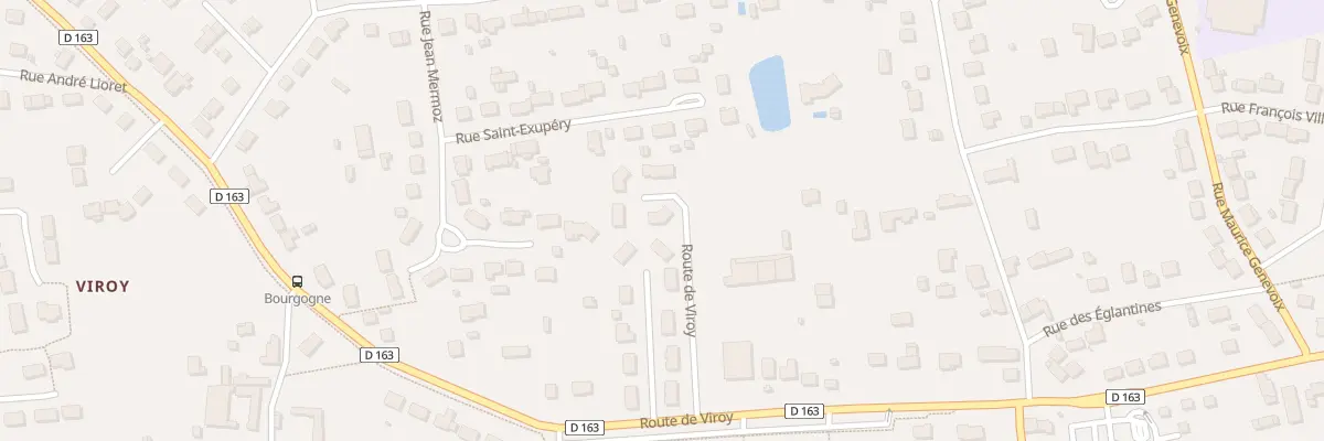 Plan du 244A Rte de Viroy à Amilly