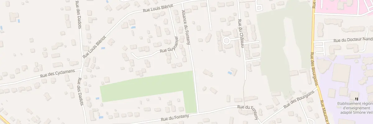 Plan du 109 Rue Guynemer à Amilly