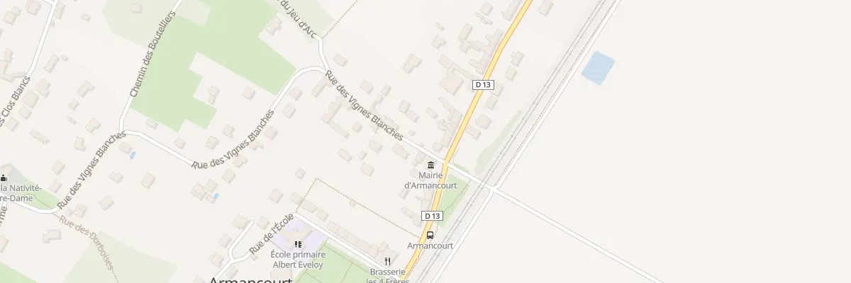 Plan du 4 Rue des Matinnoix à Armancourt