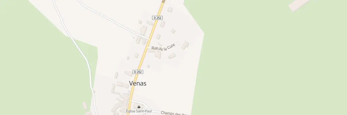Plan du 1 Rue de la Cure à Venas