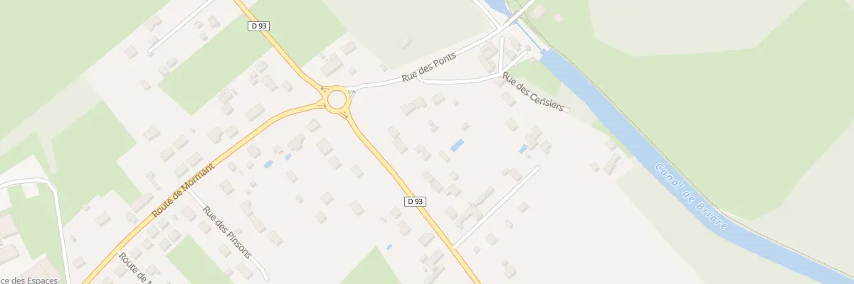 Plan du 1025 Rte de Châtillon à Amilly