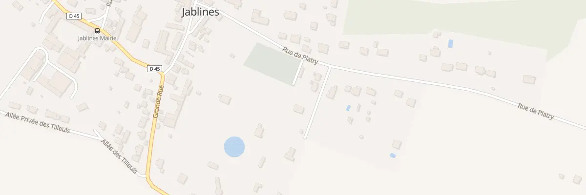 Plan du 6 Rue de Platry à Jablines