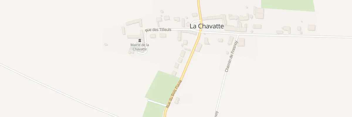 Plan du 6 Rue du Bois Flavie à La Chavatte