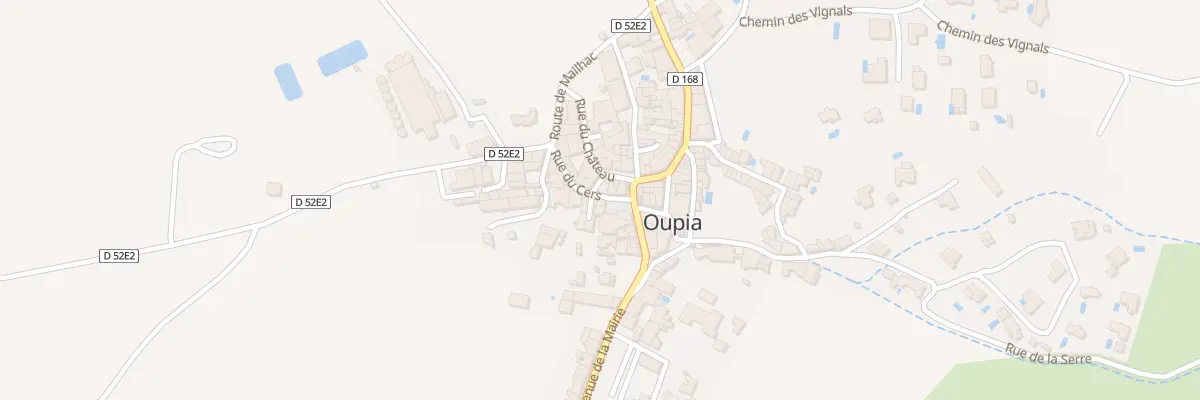 Plan du 1 Rue du Cers à Oupia