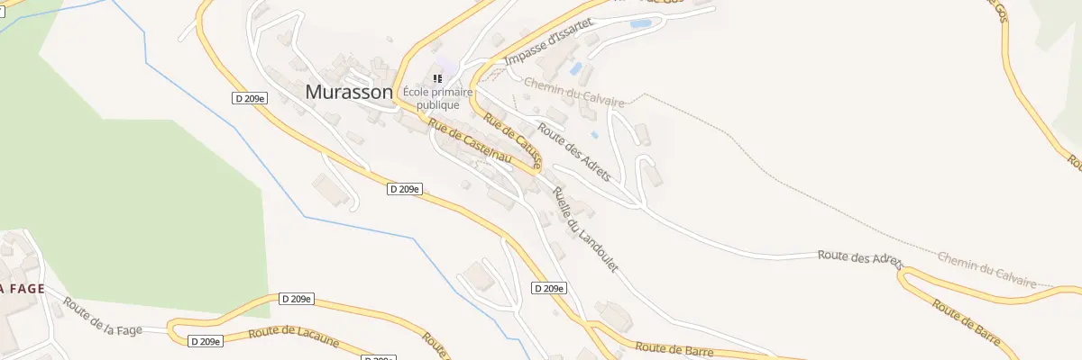Plan du 5023 Rue de Landoulet à Murasson