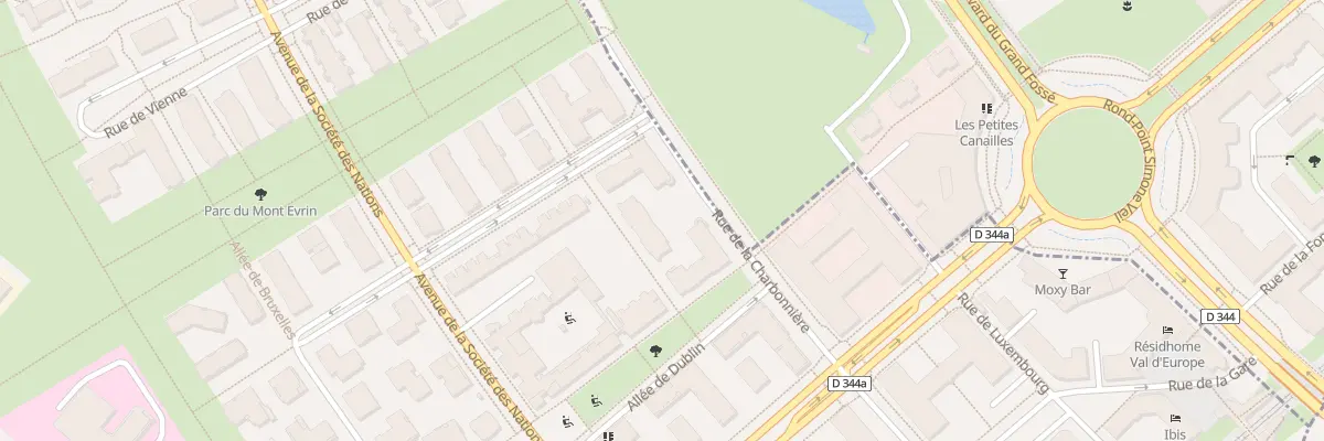 Plan du 20 Rue de la Charbonnière à Montévrain