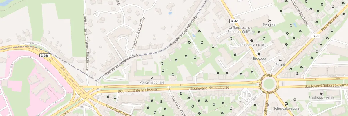 Plan du 32 Rue de la Croix de Grès à Arras