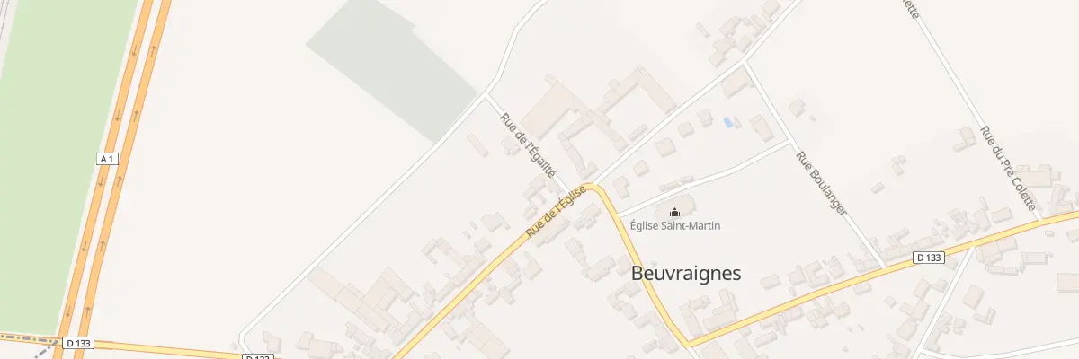Plan du 28 Rue Maubuisson à Beuvraignes