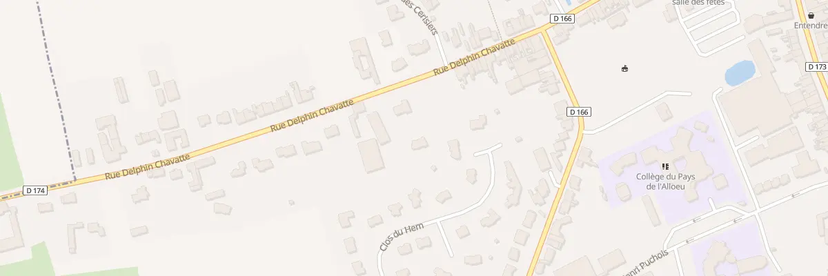 Plan du 87T Rue Delphin Chavatte à Laventie