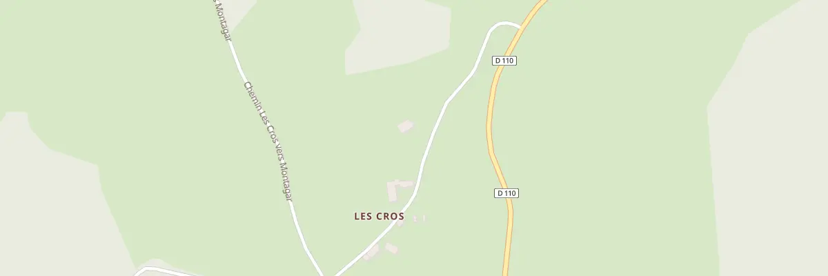 Plan du 5203A Les Cros à Gouttières