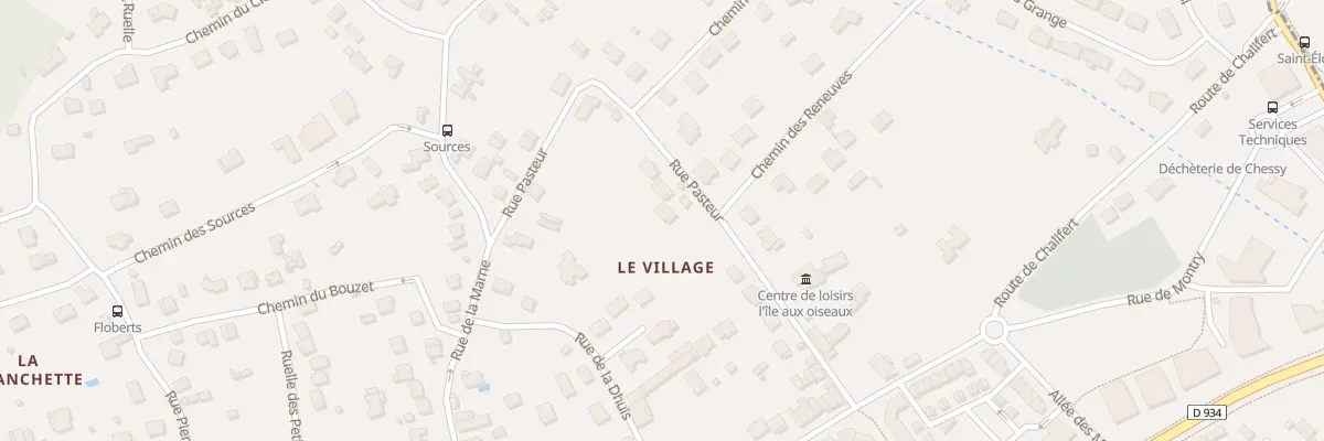 Plan du 13 Rue Pasteur à Chessy