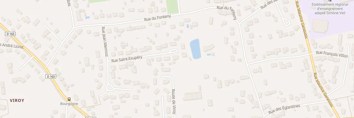Plan du 180 Rue Saint-Exupéry à Amilly
