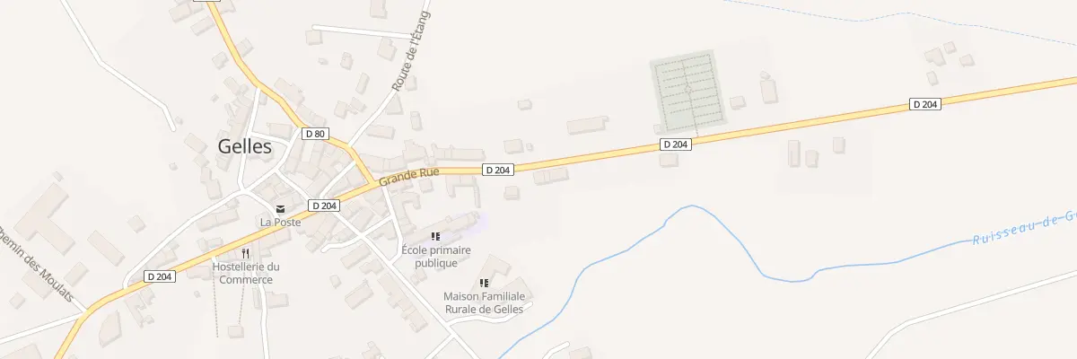 Plan du 23 Gr Grand Rue - Le Bourg à Gelles