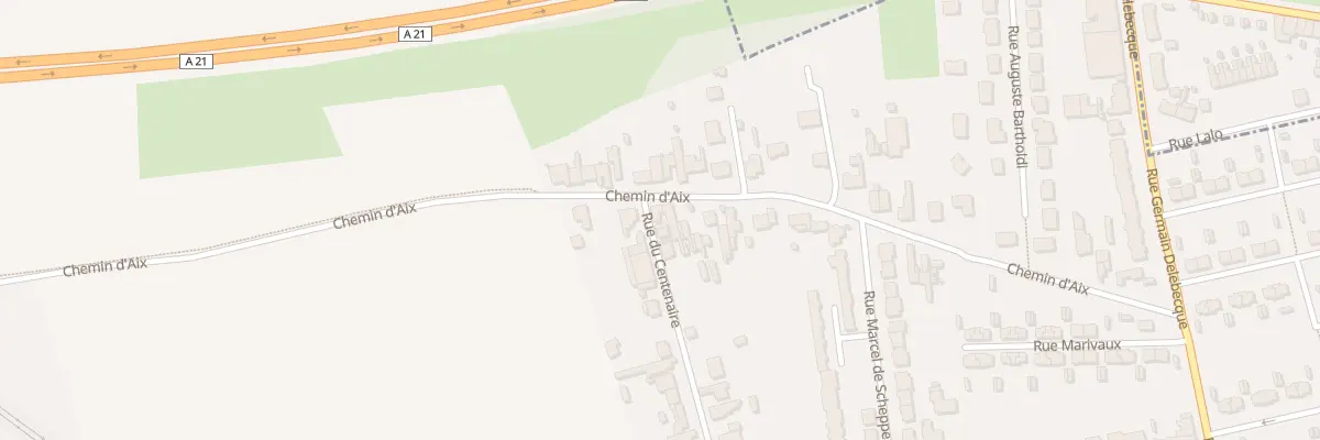 Plan du 136 Che d’Aix à Liévin