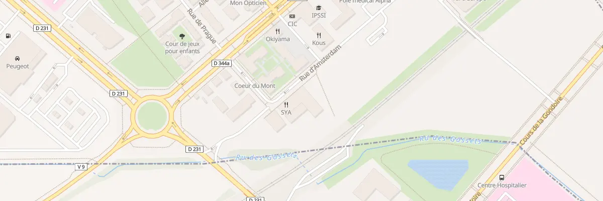Plan du 2 Rue d’Amsterdam à Montévrain