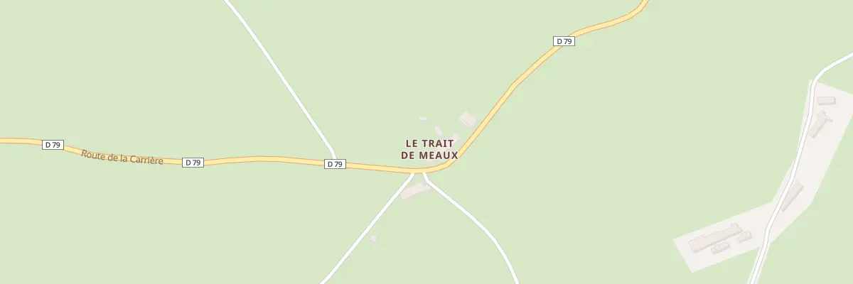 Plan du 5087 Trait de Meaux à La Crouzille