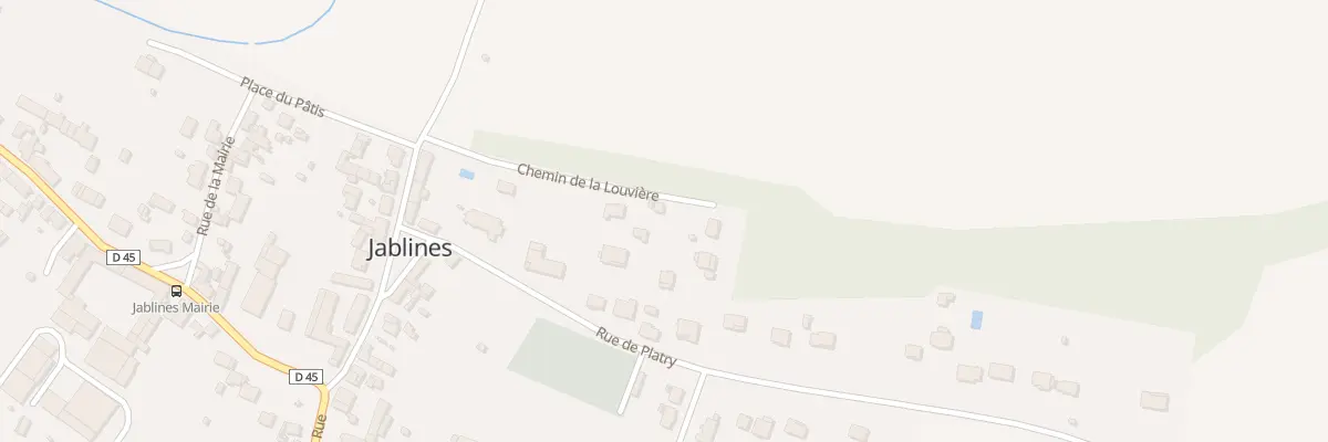 Plan du 14 Che de la Louviere à Jablines