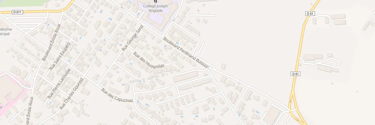 Plan du 38B Bd Ferdinand Buisson à Lézignan-Corbières