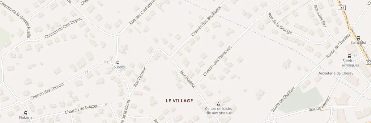 Plan du 10 Rue Pasteur à Chessy
