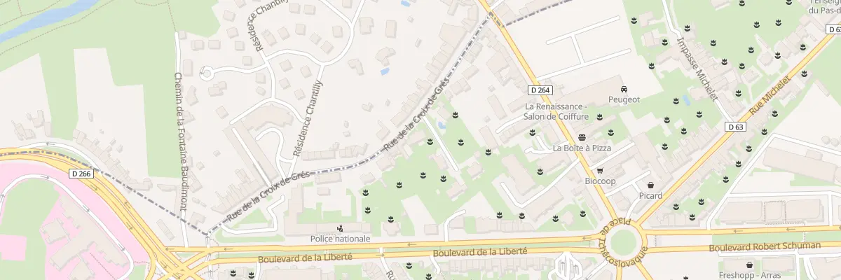 Plan du 26 Rue de la Croix de Grès à Arras