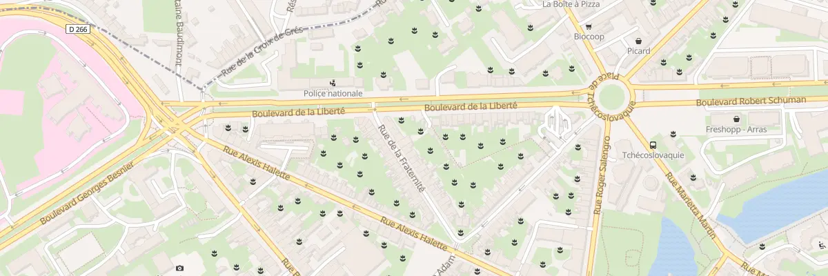 Plan du 34 Rue de la Fraternité à Arras