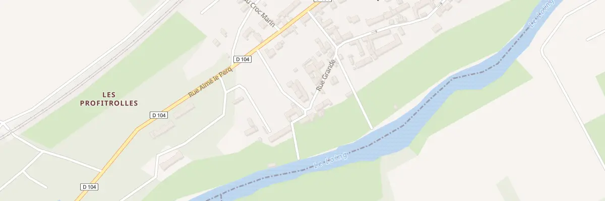 Plan du 7 Rue Grande à Montigny-sur-Loing