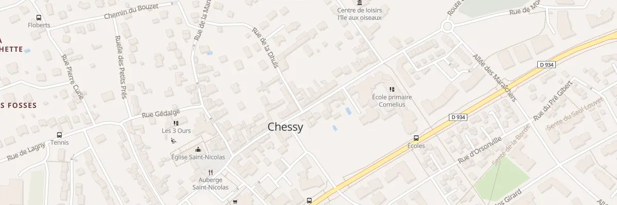 Plan du 59 Rue Charles de Gaulle à Chessy