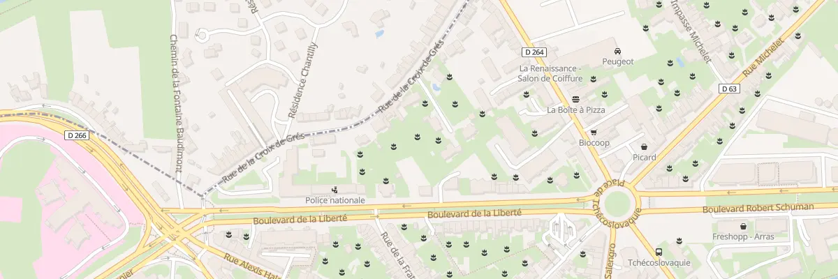 Plan du 28 Rue de la Croix de Grès à Arras