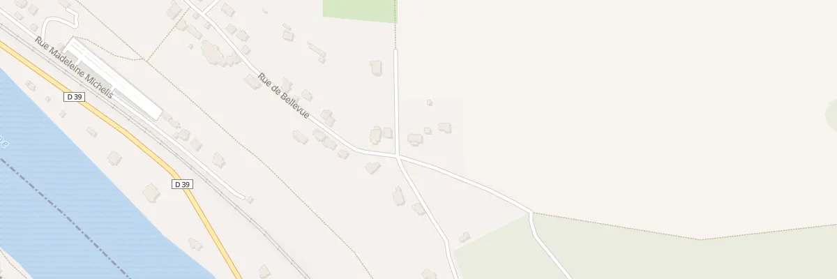 Plan du 33 Rue de Bellevue à Fontaine-le-Port