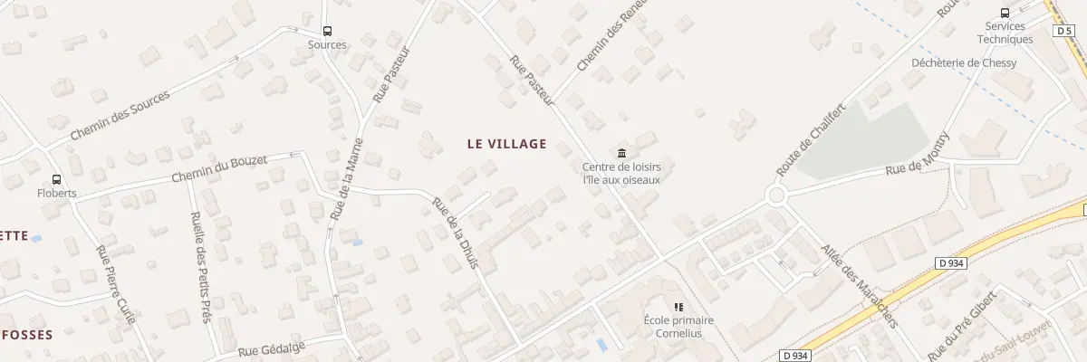 Plan du 3C Rue Pasteur à Chessy