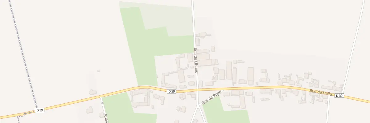 Plan du 1 Rue de Lihons à Chilly
