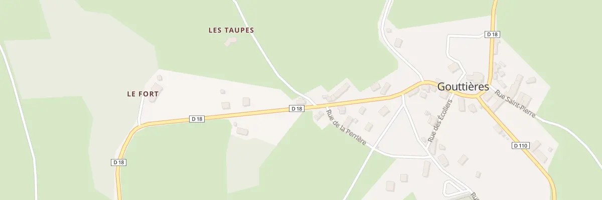 Plan du 5009 Le Bourg à Gouttières
