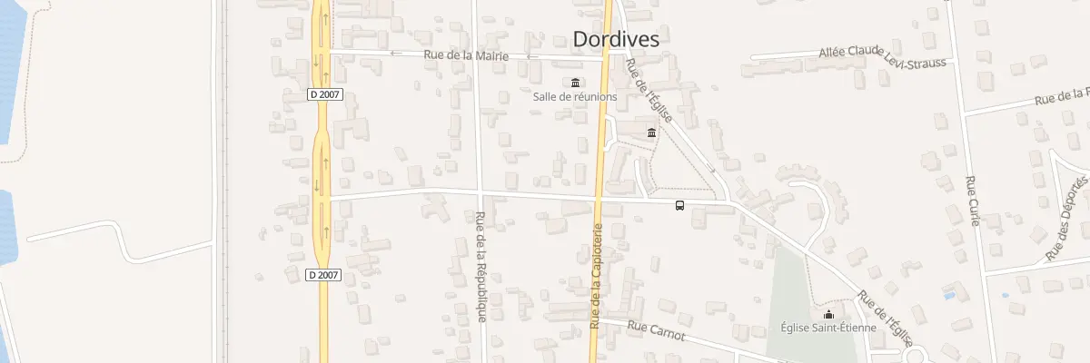 Plan du 7 Rue Pasteur à Dordives