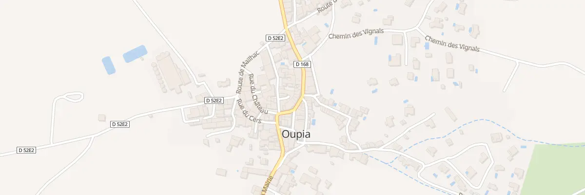Plan du 3 Rte de Beaufort à Oupia