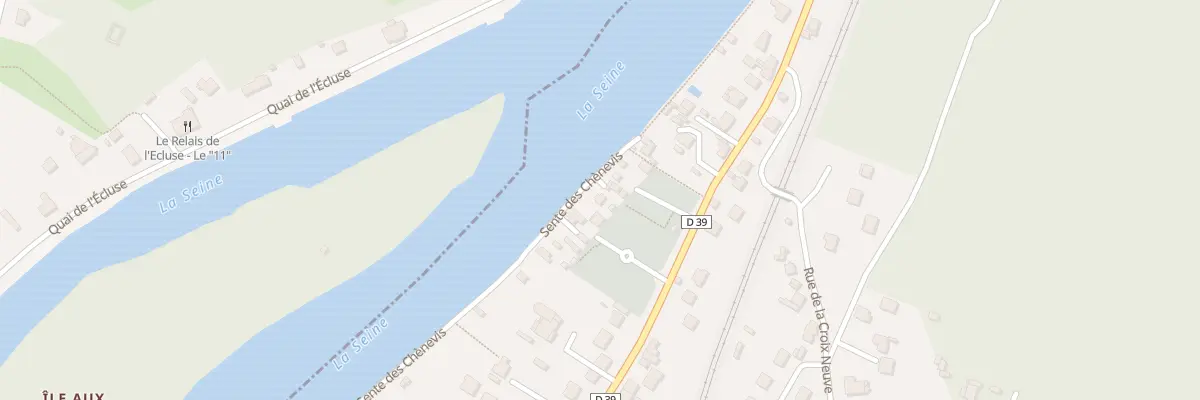 Plan du 36 Sen des Chenevis à Héricy