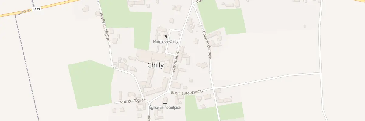 Plan du 9 Rue de Roye à Chilly