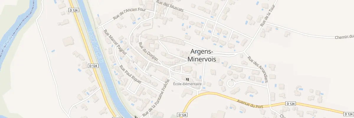 Plan du 12 Rue des Cathares à Argens-Minervois