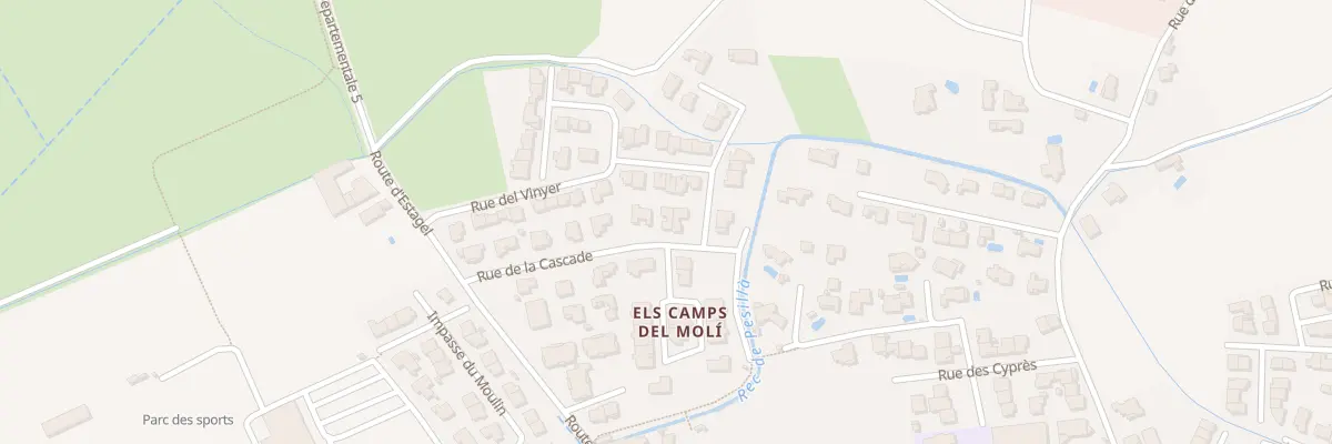 Plan du 13 Rue de la Cascade à Pézilla-la-Rivière